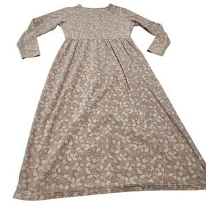 Vintage LL Bean holly midi maxi dress pullover nightgown prarie cottagecore